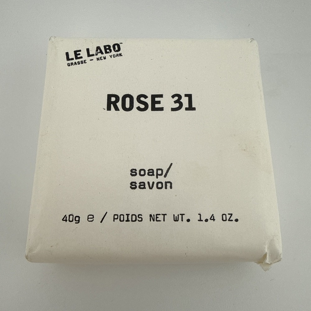 Le‎ Labo Rose 31 Bar Soap 40g / 1.4 Oz Grasse New York C